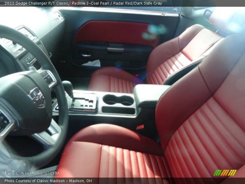 Redline 3-Coat Pearl / Radar Red/Dark Slate Gray 2013 Dodge Challenger R/T Classic