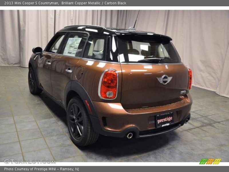 Brilliant Copper Metallic / Carbon Black 2013 Mini Cooper S Countryman