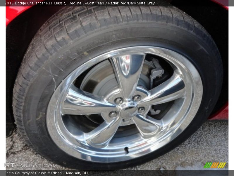 Redline 3-Coat Pearl / Radar Red/Dark Slate Gray 2013 Dodge Challenger R/T Classic