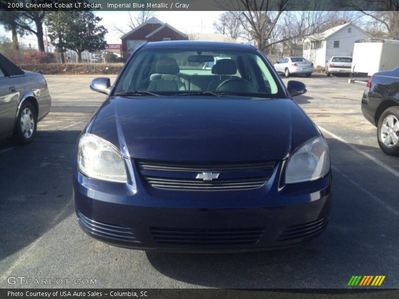 Imperial Blue Metallic / Gray 2008 Chevrolet Cobalt LT Sedan