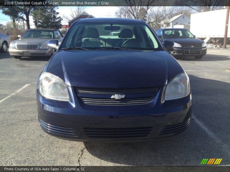 Imperial Blue Metallic / Gray 2008 Chevrolet Cobalt LT Sedan