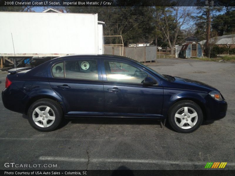 Imperial Blue Metallic / Gray 2008 Chevrolet Cobalt LT Sedan