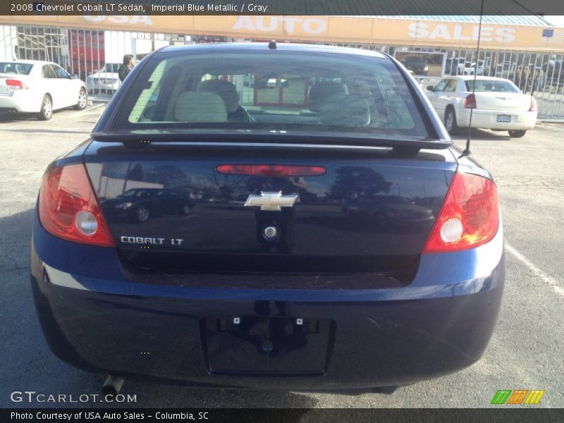 Imperial Blue Metallic / Gray 2008 Chevrolet Cobalt LT Sedan