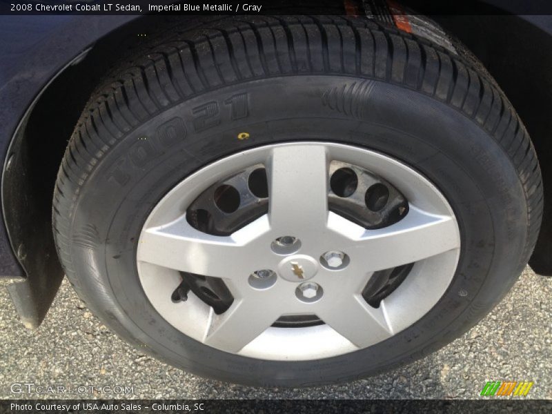 Imperial Blue Metallic / Gray 2008 Chevrolet Cobalt LT Sedan