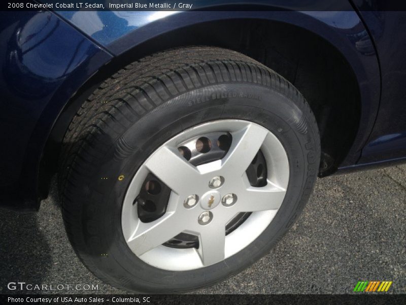 Imperial Blue Metallic / Gray 2008 Chevrolet Cobalt LT Sedan