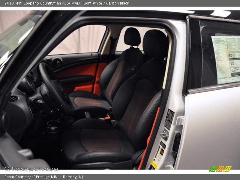 Light White / Carbon Black 2013 Mini Cooper S Countryman ALL4 AWD