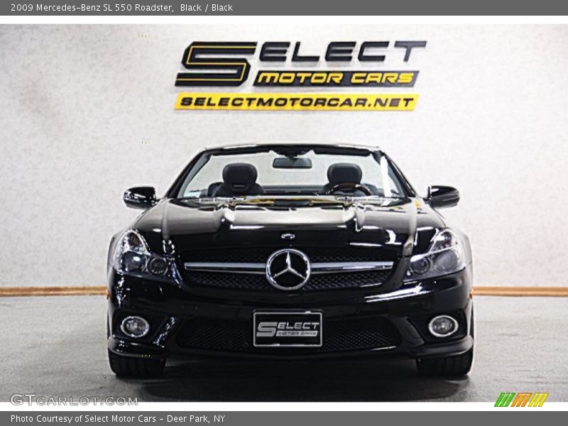Black / Black 2009 Mercedes-Benz SL 550 Roadster