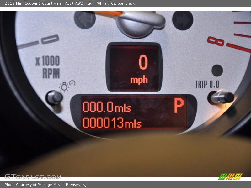 Light White / Carbon Black 2013 Mini Cooper S Countryman ALL4 AWD