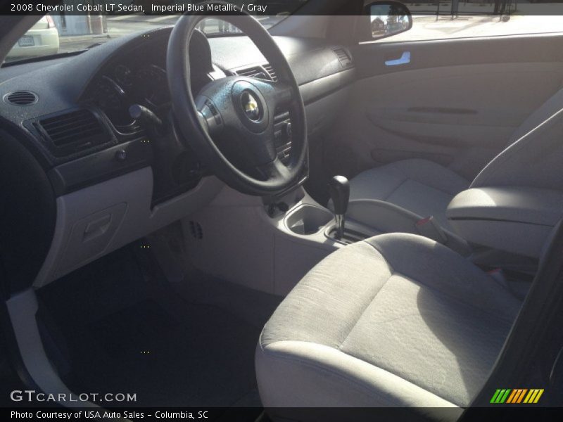 Imperial Blue Metallic / Gray 2008 Chevrolet Cobalt LT Sedan