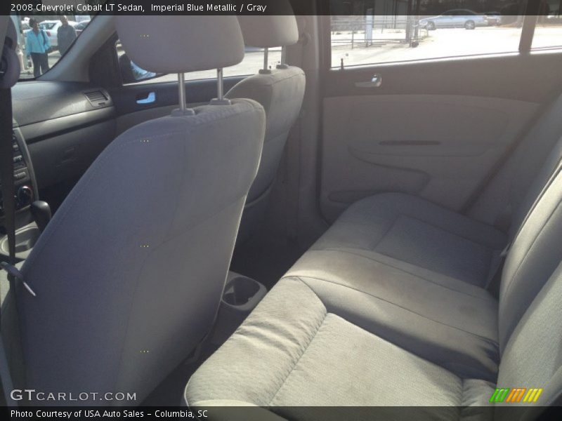Imperial Blue Metallic / Gray 2008 Chevrolet Cobalt LT Sedan