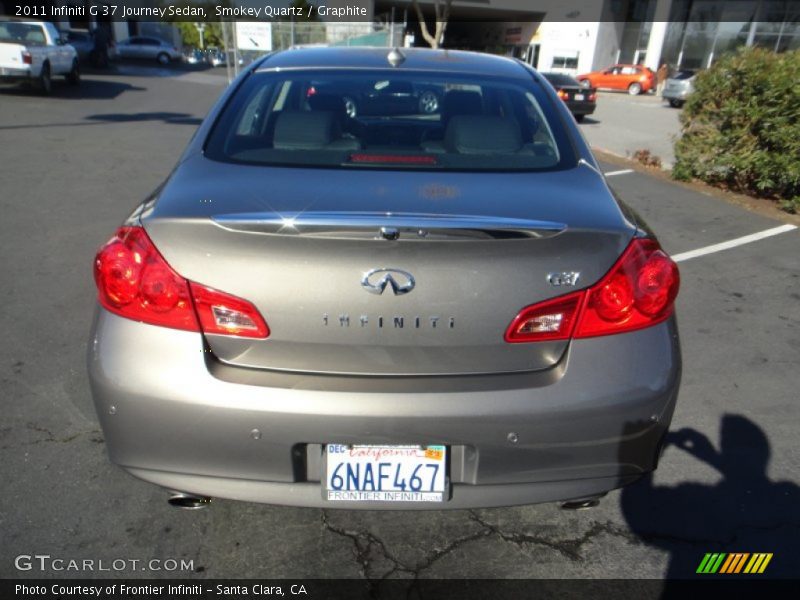 Smokey Quartz / Graphite 2011 Infiniti G 37 Journey Sedan