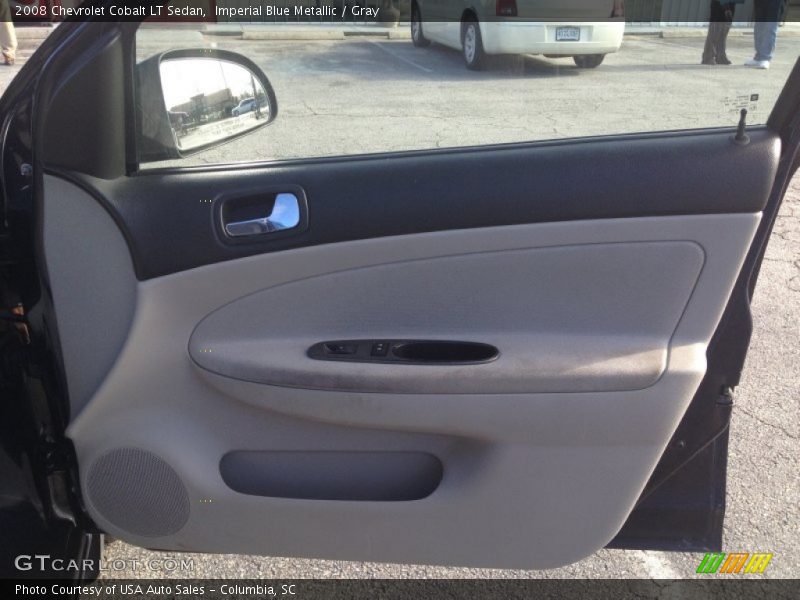 Imperial Blue Metallic / Gray 2008 Chevrolet Cobalt LT Sedan