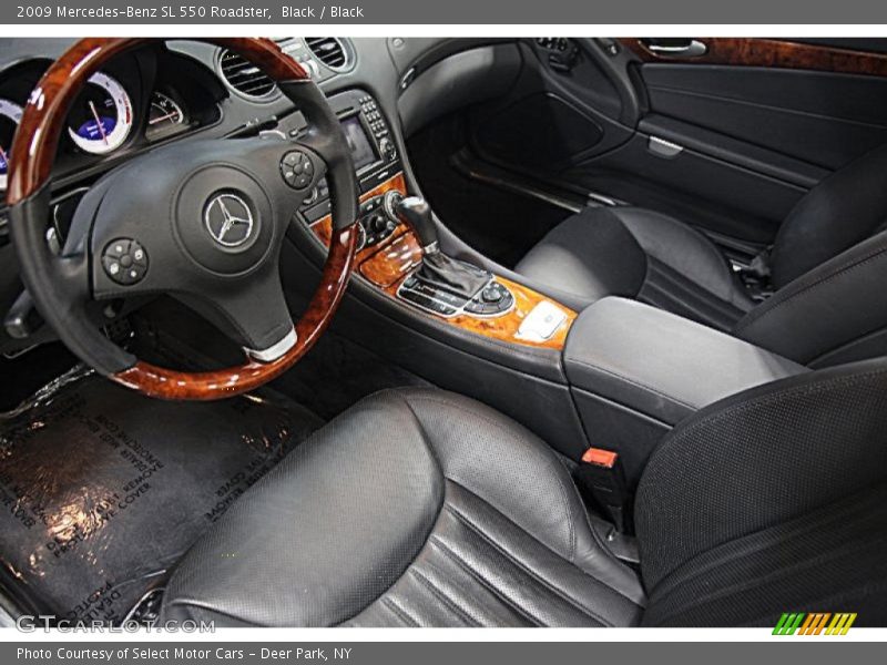 Black / Black 2009 Mercedes-Benz SL 550 Roadster