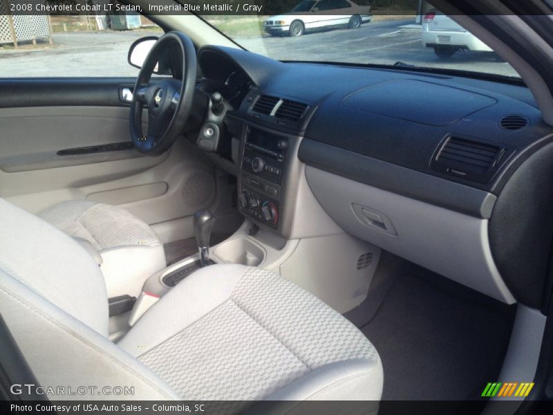 Imperial Blue Metallic / Gray 2008 Chevrolet Cobalt LT Sedan