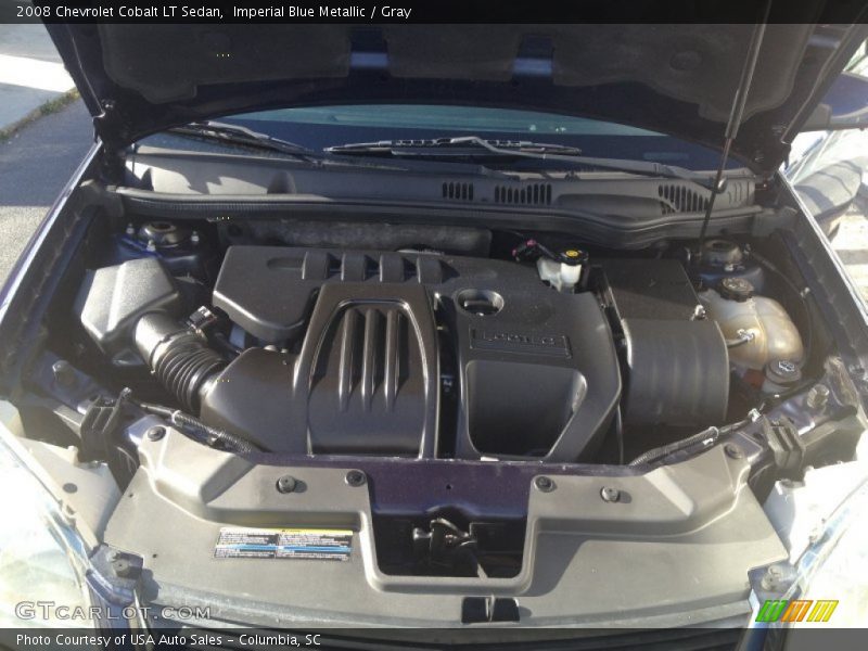 Imperial Blue Metallic / Gray 2008 Chevrolet Cobalt LT Sedan
