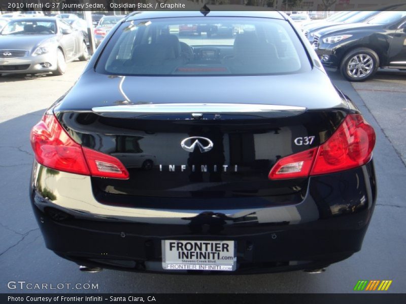 Obsidian Black / Graphite 2010 Infiniti G 37 Journey Sedan