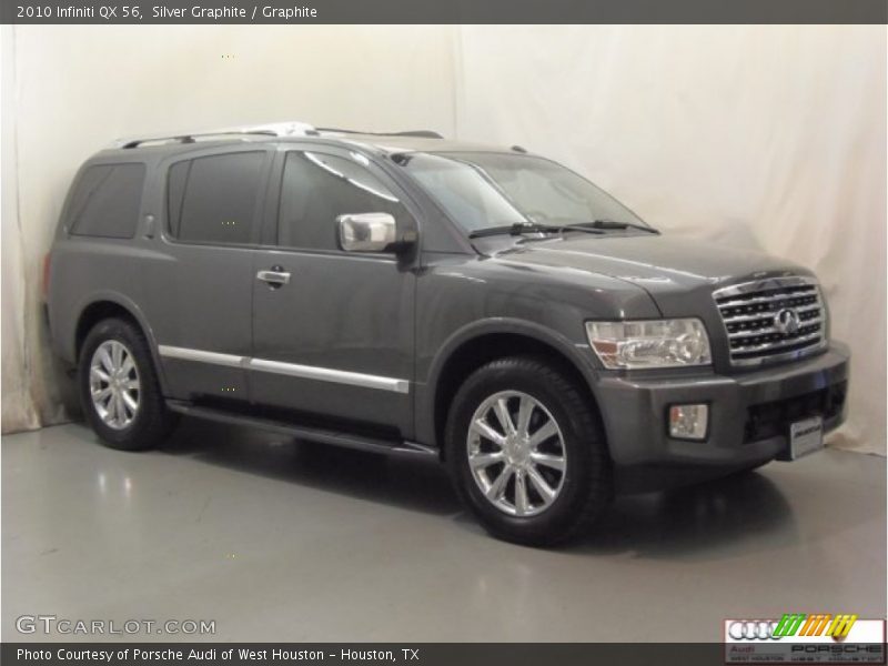 Silver Graphite / Graphite 2010 Infiniti QX 56