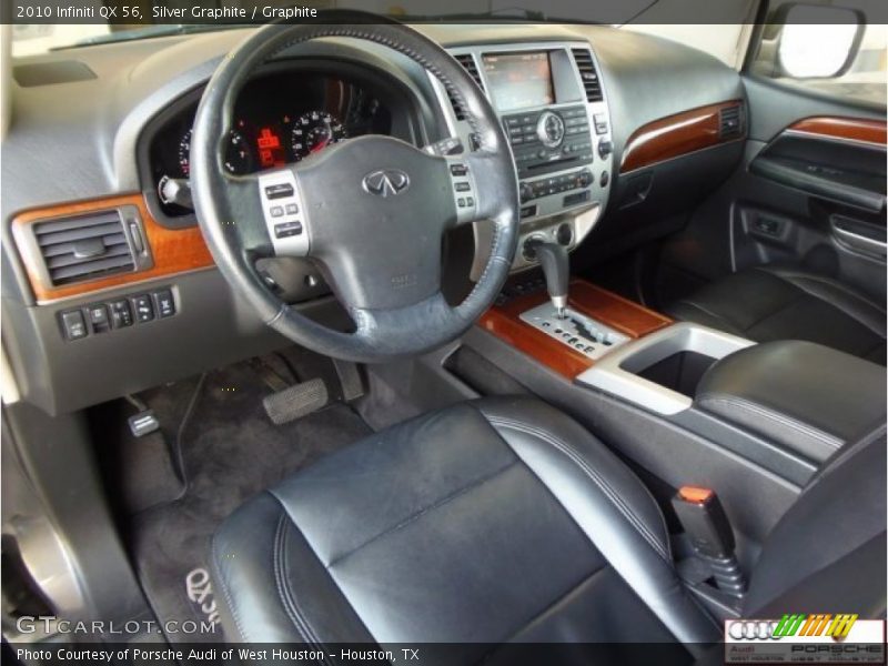 Silver Graphite / Graphite 2010 Infiniti QX 56