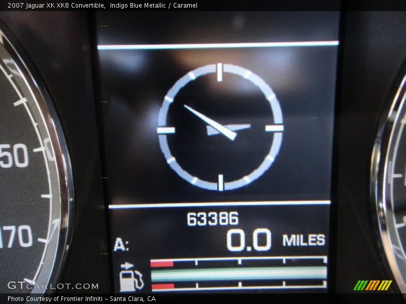 Indigo Blue Metallic / Caramel 2007 Jaguar XK XK8 Convertible