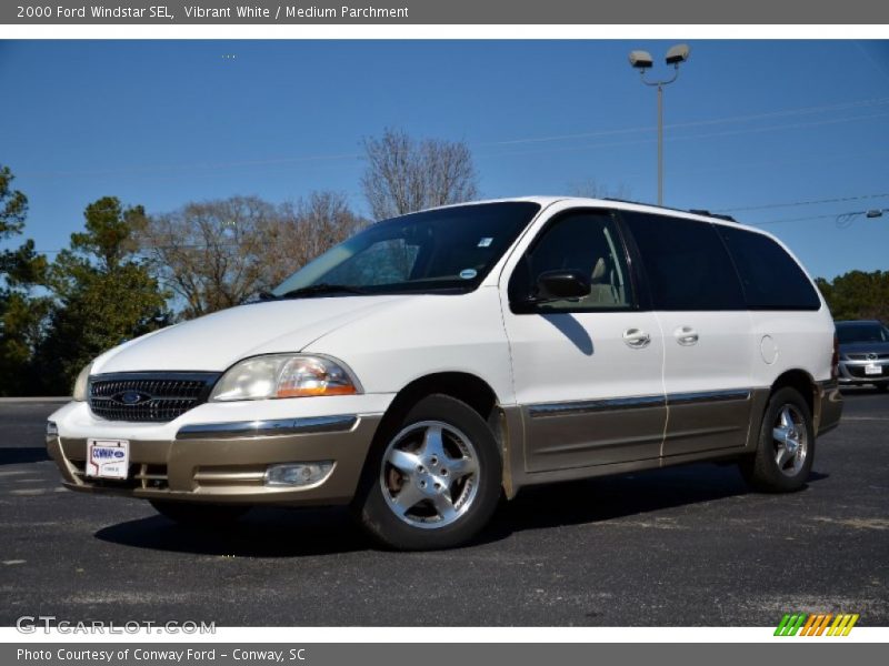 Vibrant White / Medium Parchment 2000 Ford Windstar SEL