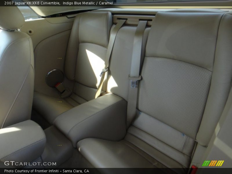 Indigo Blue Metallic / Caramel 2007 Jaguar XK XK8 Convertible