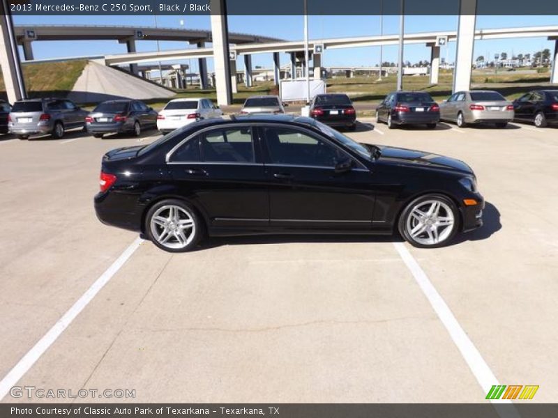 Black / Black 2013 Mercedes-Benz C 250 Sport