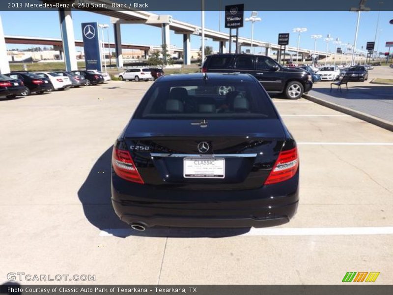 Black / Black 2013 Mercedes-Benz C 250 Sport