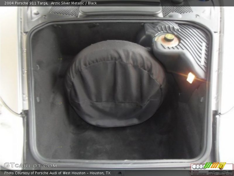 Arctic Silver Metallic / Black 2004 Porsche 911 Targa