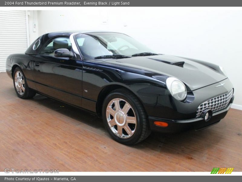 Evening Black / Light Sand 2004 Ford Thunderbird Premium Roadster