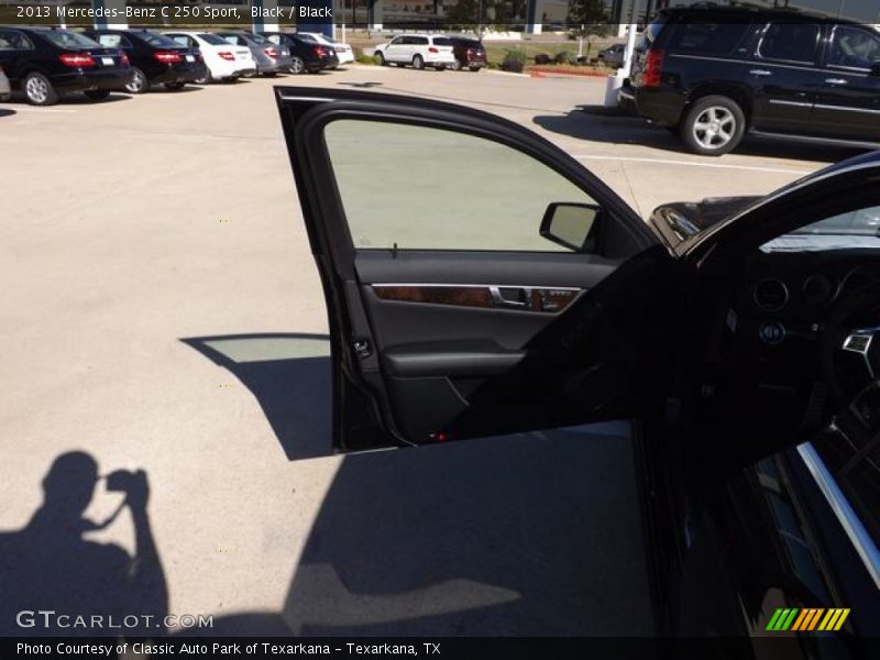 Black / Black 2013 Mercedes-Benz C 250 Sport