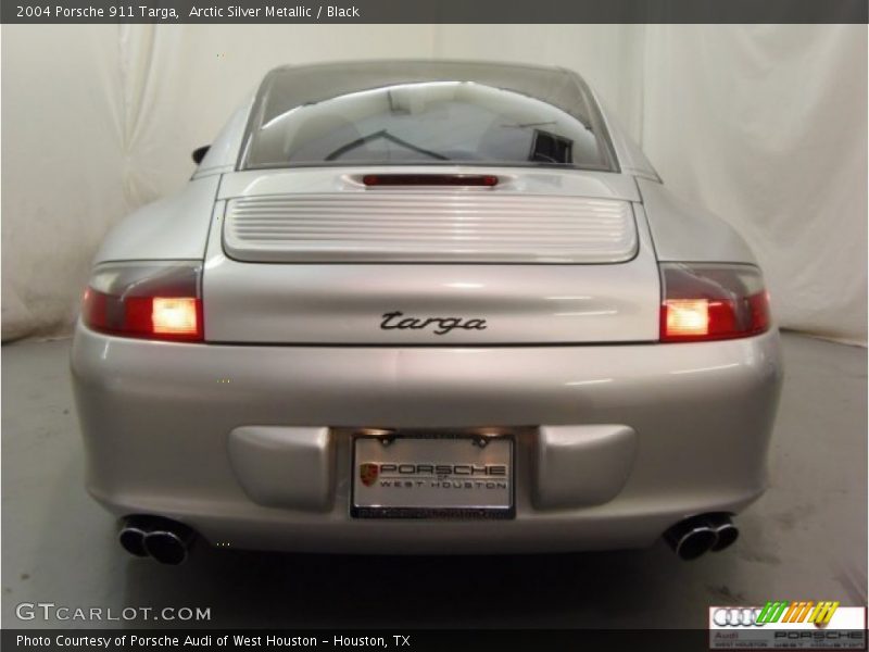 Arctic Silver Metallic / Black 2004 Porsche 911 Targa