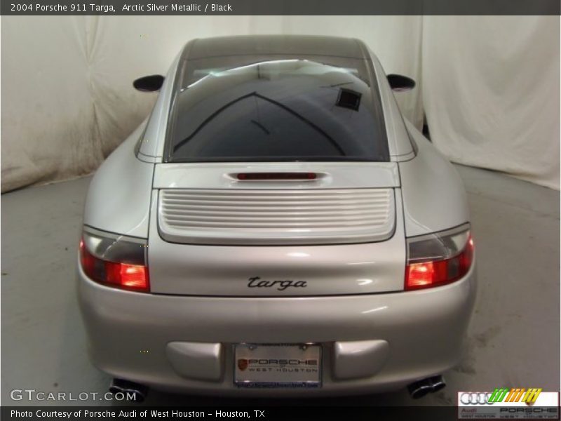 Arctic Silver Metallic / Black 2004 Porsche 911 Targa