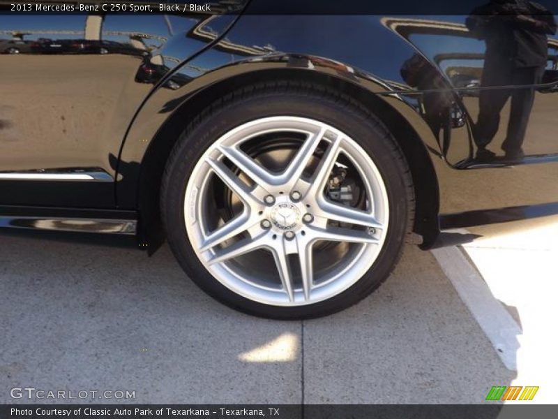 Black / Black 2013 Mercedes-Benz C 250 Sport