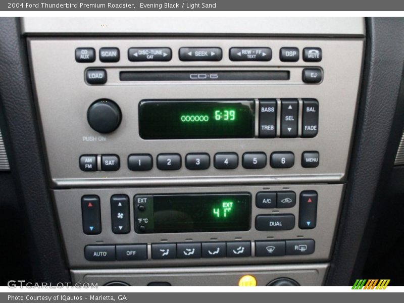 Controls of 2004 Thunderbird Premium Roadster