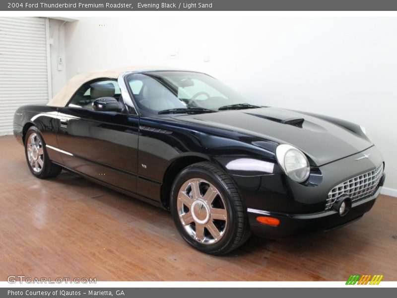 Evening Black / Light Sand 2004 Ford Thunderbird Premium Roadster