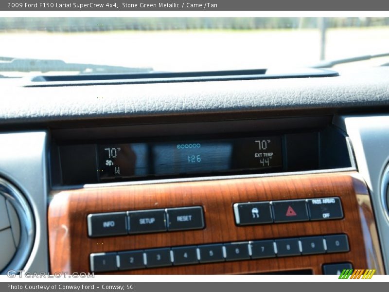 Stone Green Metallic / Camel/Tan 2009 Ford F150 Lariat SuperCrew 4x4