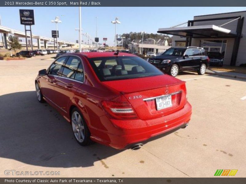 Mars Red / Black 2013 Mercedes-Benz C 350 Sport