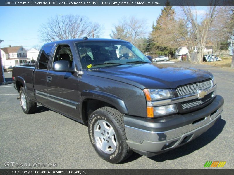 Dark Gray Metallic / Medium Gray 2005 Chevrolet Silverado 1500 Z71 Extended Cab 4x4