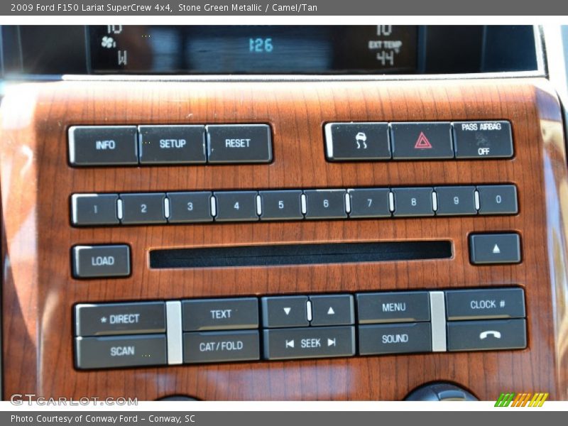 Stone Green Metallic / Camel/Tan 2009 Ford F150 Lariat SuperCrew 4x4