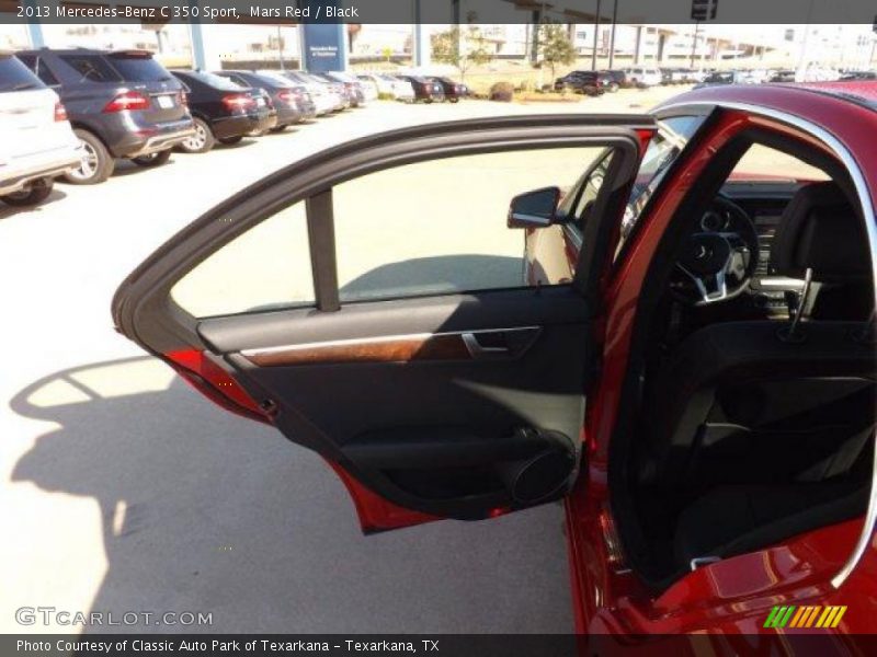 Mars Red / Black 2013 Mercedes-Benz C 350 Sport