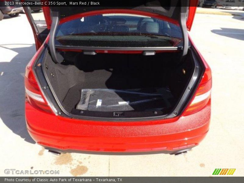 Mars Red / Black 2013 Mercedes-Benz C 350 Sport