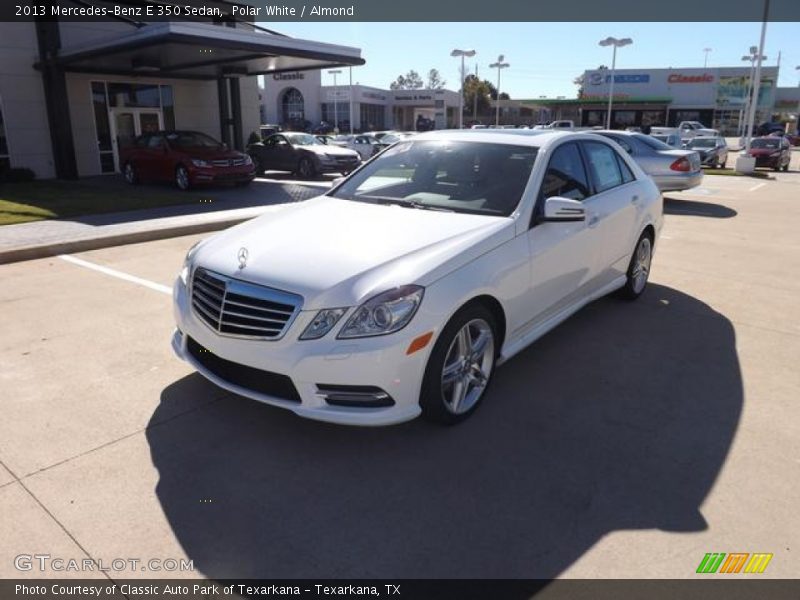 Polar White / Almond 2013 Mercedes-Benz E 350 Sedan