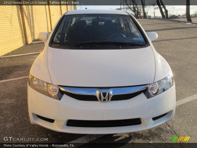 Taffeta White / Black 2010 Honda Civic LX-S Sedan