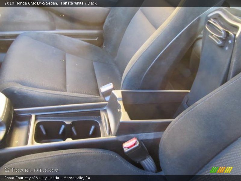 Taffeta White / Black 2010 Honda Civic LX-S Sedan