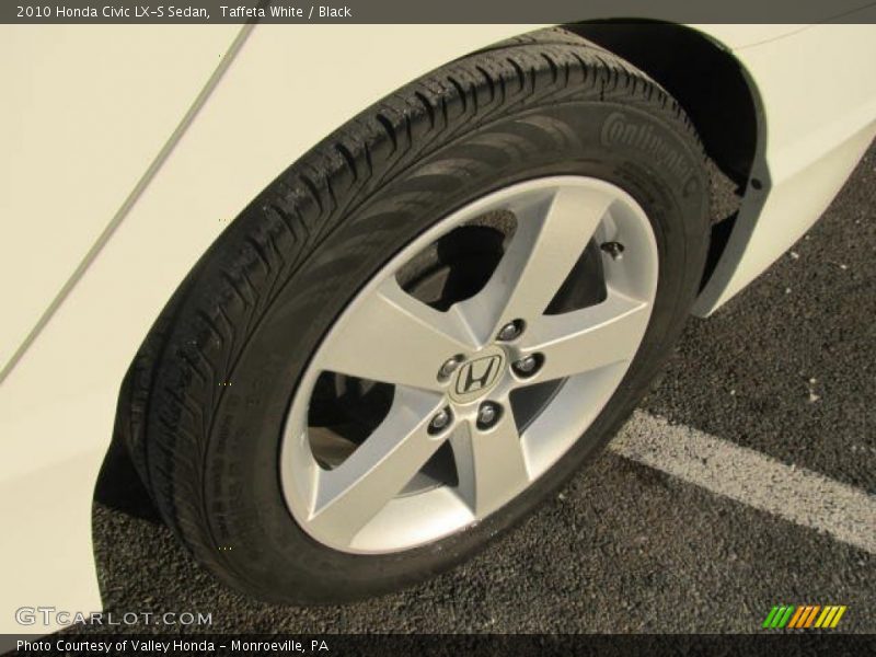 Taffeta White / Black 2010 Honda Civic LX-S Sedan