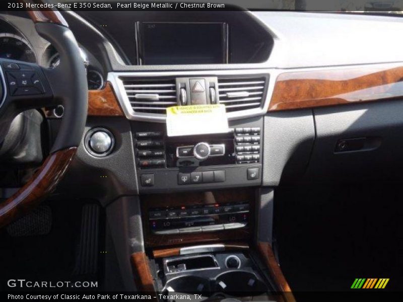 Pearl Beige Metallic / Chestnut Brown 2013 Mercedes-Benz E 350 Sedan