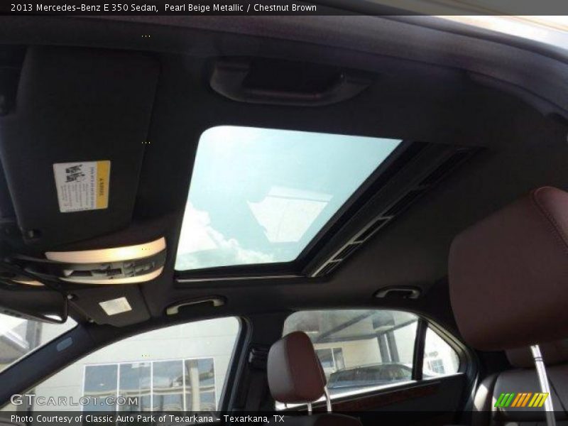 Pearl Beige Metallic / Chestnut Brown 2013 Mercedes-Benz E 350 Sedan