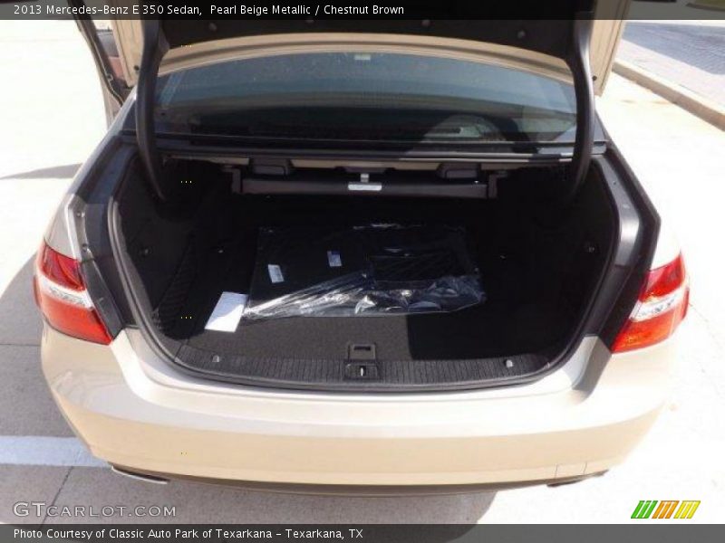 Pearl Beige Metallic / Chestnut Brown 2013 Mercedes-Benz E 350 Sedan