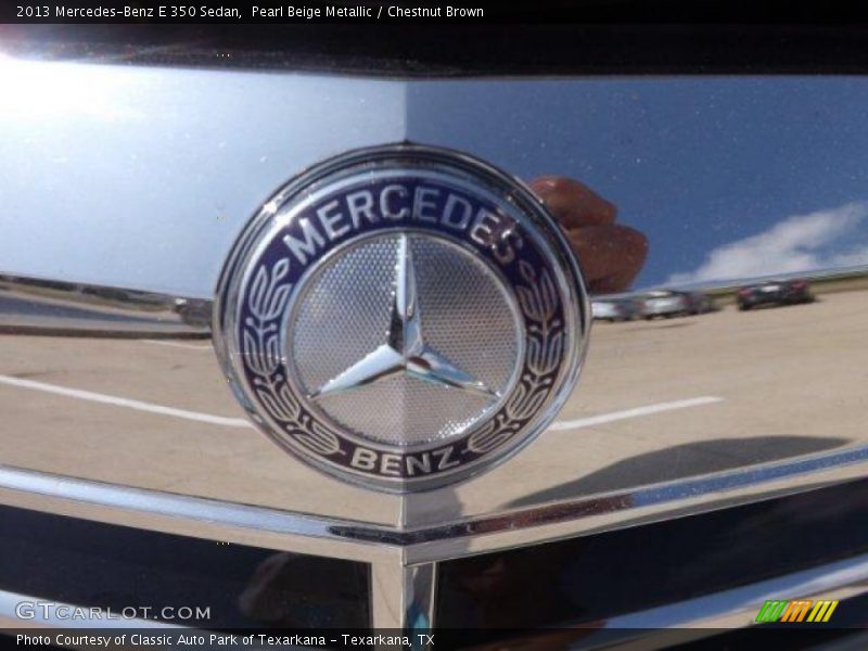 Pearl Beige Metallic / Chestnut Brown 2013 Mercedes-Benz E 350 Sedan