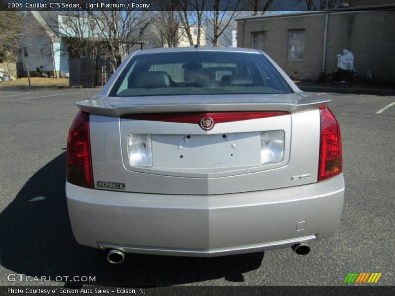 Light Platinum / Ebony 2005 Cadillac CTS Sedan